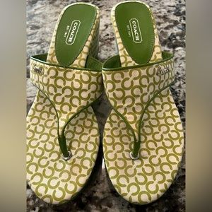 Green Coach Wedges